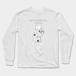 Morning Pajamas Cat Long Sleeve T-Shirt